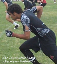 2012 UCLA Football commit Jordan Payton, Oaks Christian High School, CA.